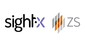SightX logo next to ZS logo